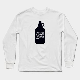 Drink Craft Beer (black) Long Sleeve T-Shirt